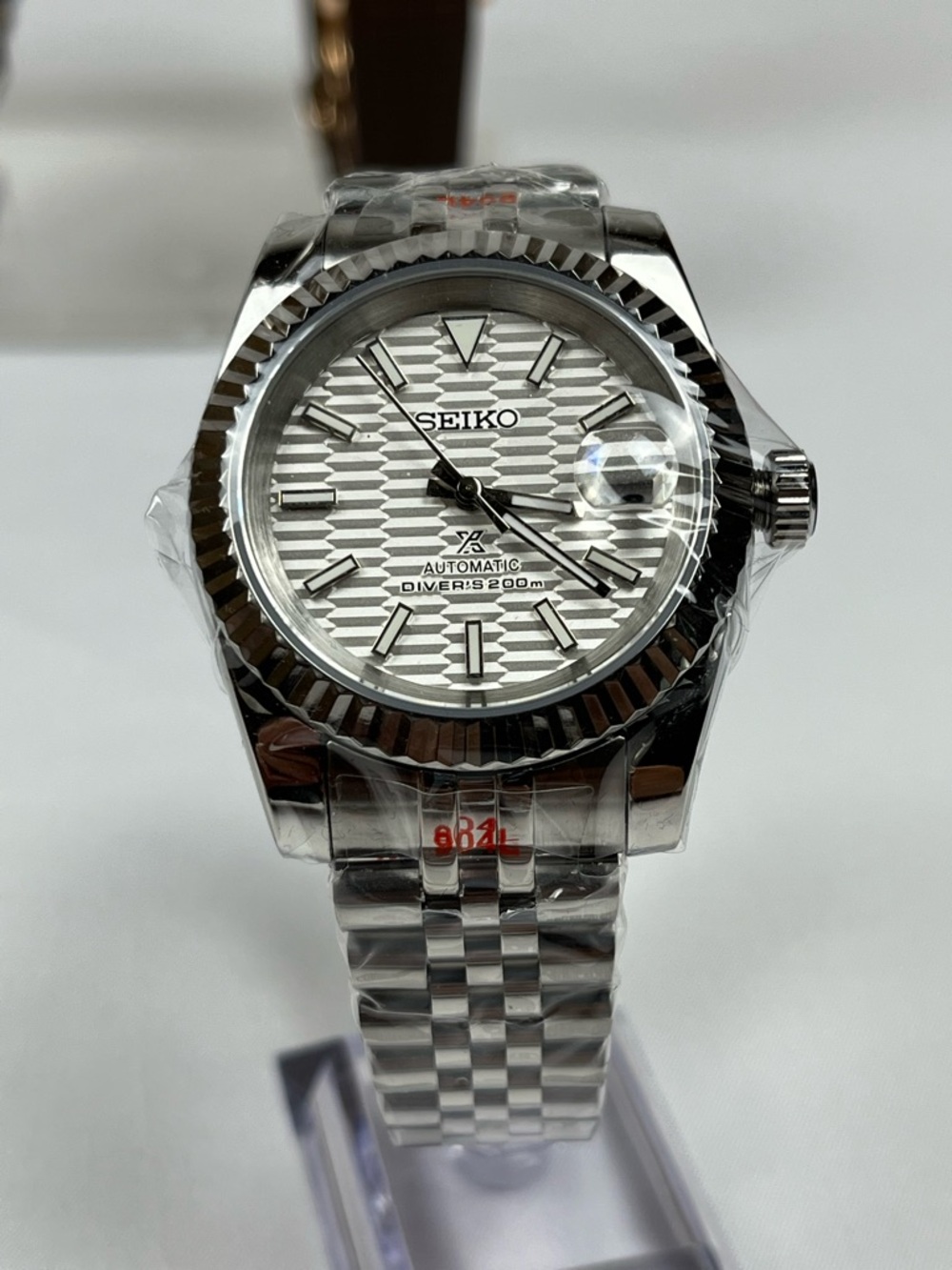 Automatic Stainless Steel Watch Blue Dial Jubilee Bracelet